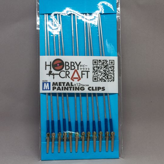 HOBBYCRAFT METAL PAINTING CLIPS SIZE M [12ชิ้น/ซอง] เครื่องมือ อุปกรณ์ต่อโมเดล กันดั้ม กันพลา