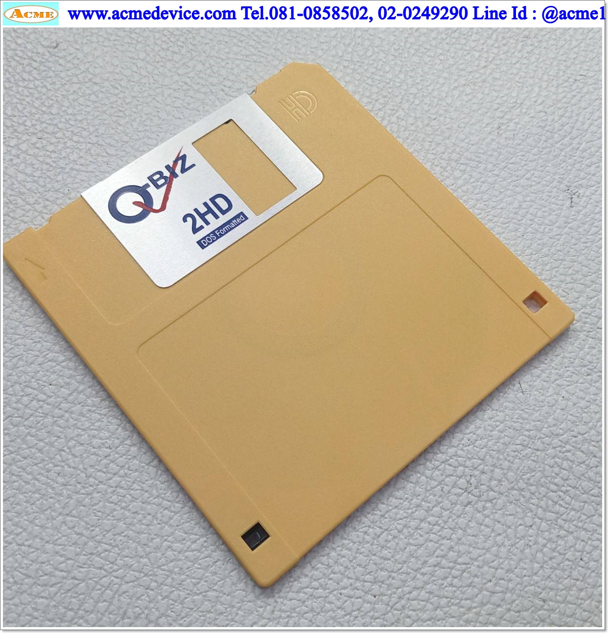 Floppy Disk Q-Biz รุ่น MF-2HD, 2MB, 1.44MB (แผ่น)