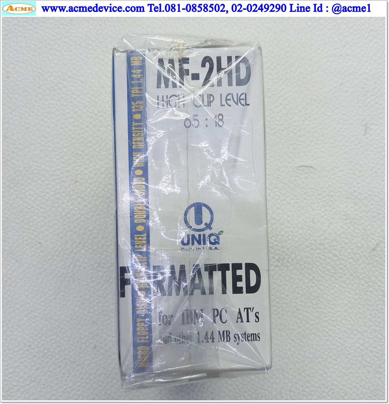 Floppy Disk Uniq รุ่น MF-2HD, 2HD, 1.44MB, 10pcs.