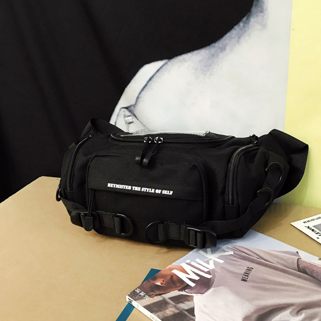 กระเป๋าคาดอก กระเป๋าคาดเอว popmelo x tactical | THT001 black