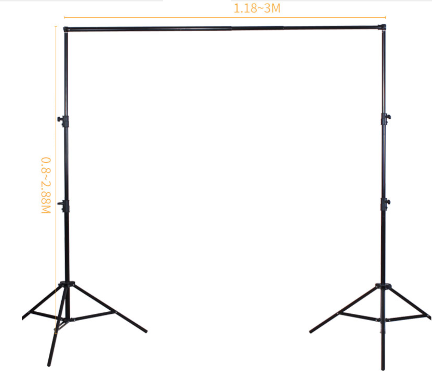 โครงฉากถ่ายภาพ (background stand) ขนาด 2.8x3m และผ้าฉากพื้นหลัง ขนาด 3x4m