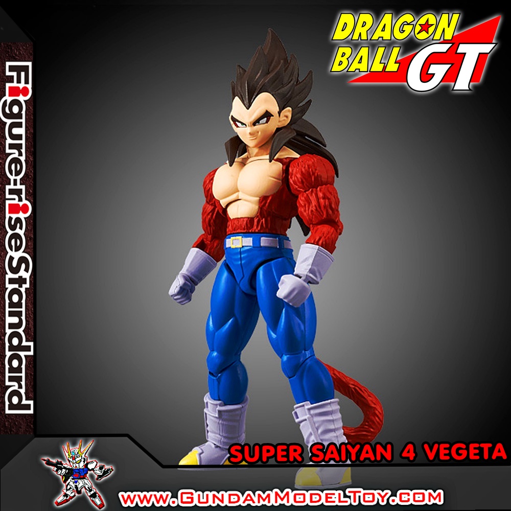 BANDAI ANIME FIGURE-RISE STANDARD SUPER SAIYAN 4 VEGETA ฟิกเกอร์ไรส์ สแตนดาร์ด ซุปเปอร์ ไซย่า 4 ซัน เบจิต้า โมเดล การ์ตูน อนิเมะ