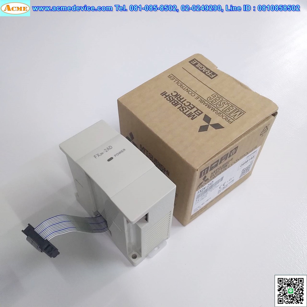 PLC Mitsubishi รุ่น FX2N-2AD, Analog Input, 2 Input
