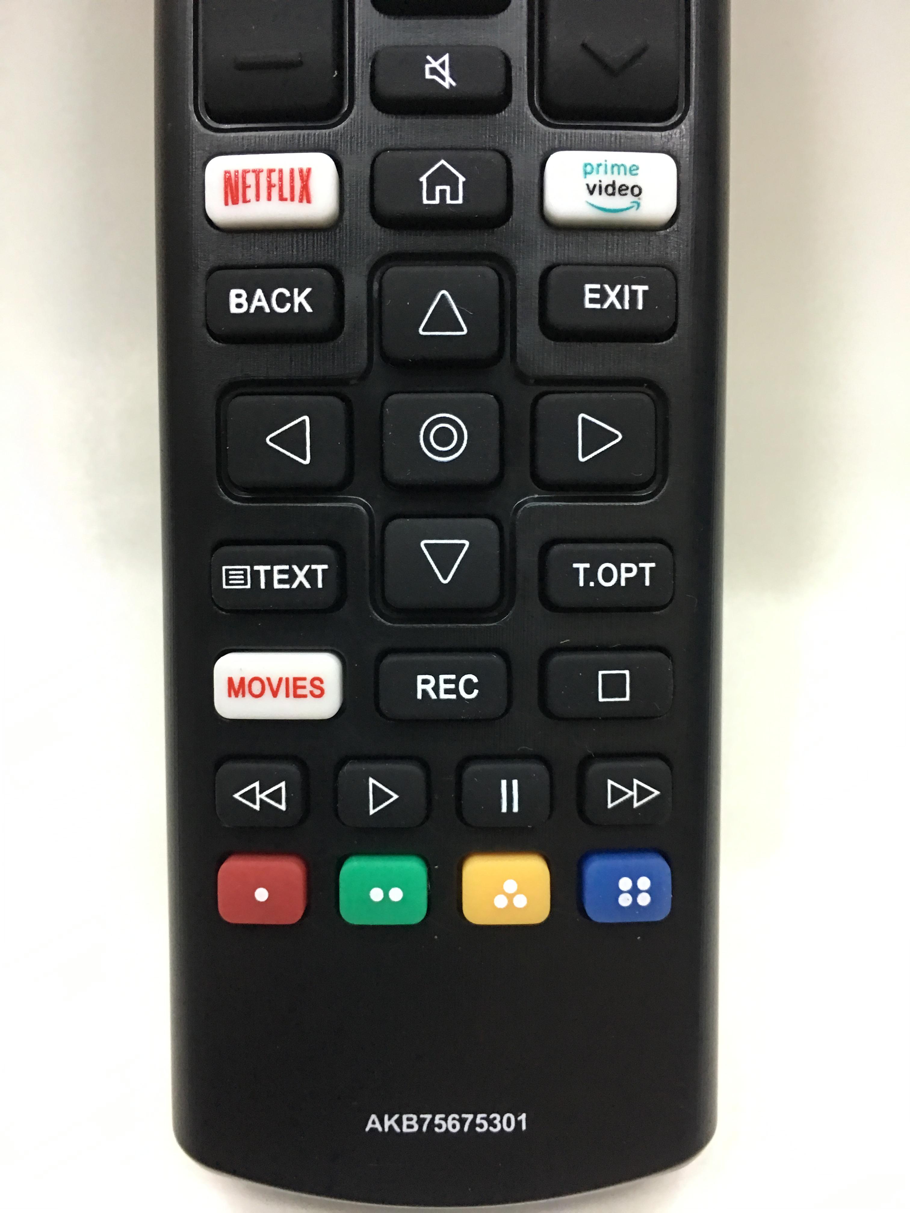 รีโมททีวีLG [ใช้กับสมาร์ททีวีLGได้ทุกรุ่น] รุ่น AKB75675301 (มีปุ่มNetflix/ปุ่มMovie)