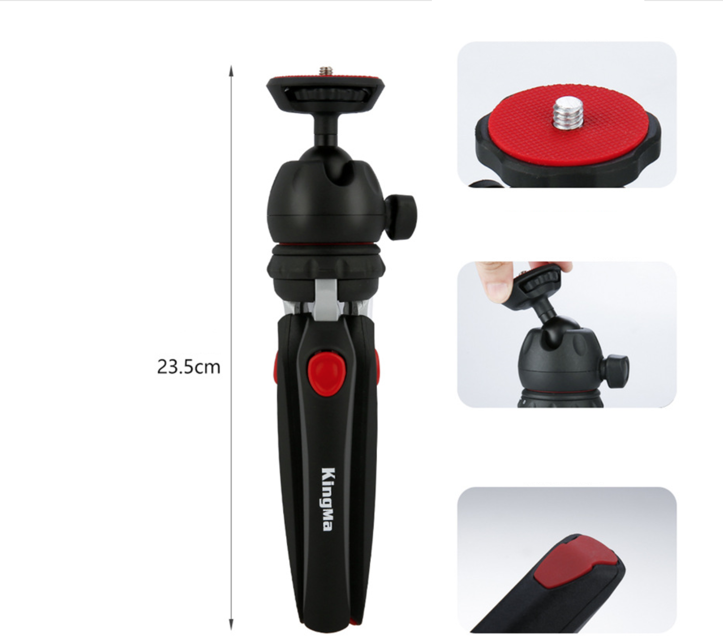 ขาตั้งกล้องขนาดเล็ก Kingma BMU006 สำหรับมือถือ กล้อง MIRRORLESS DSLR เหมาะสำหรับถ่าย VLOG