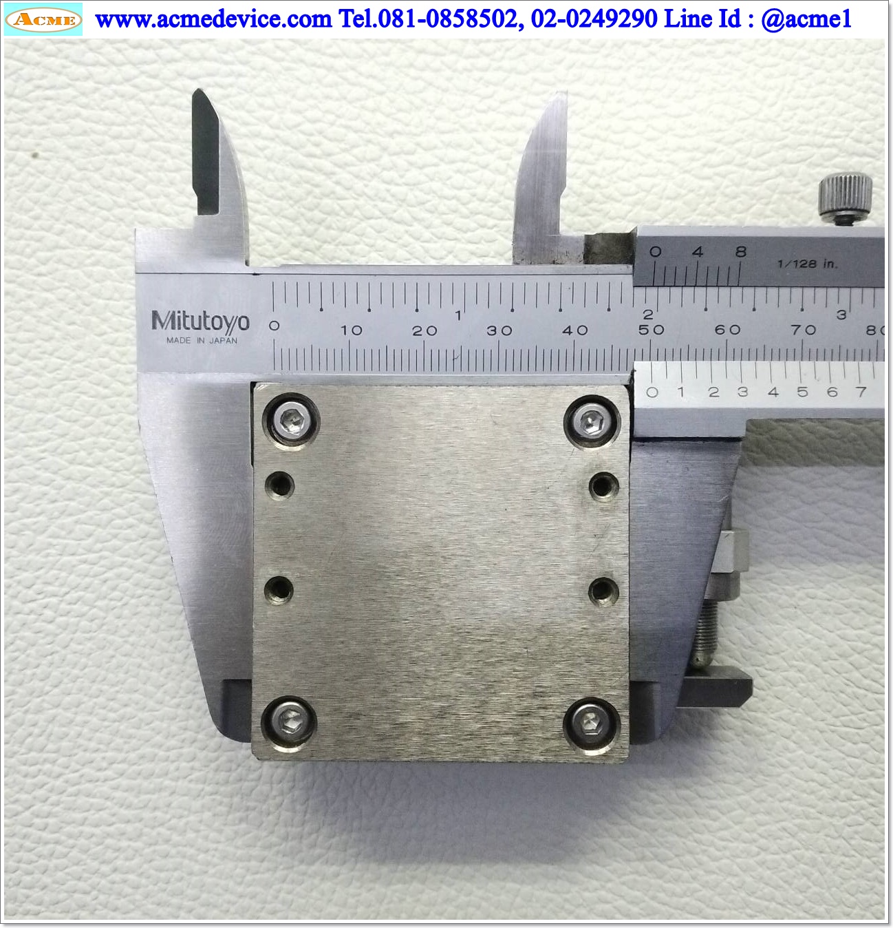 Linear Stage รุ่น 215M-38814-22, 000001419187-3, ขนาด 50 x 50 mm., Stroke 20 mm.