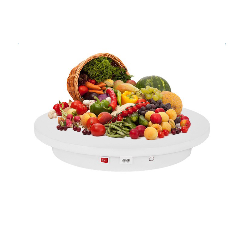 แท่นหมุนโชว์สินค้า แท่นหมุนถ่ายภาพสินค้าแบบไฟฟ้า ยี่ห้อ ComXim ขนาด 32 cm ปรับความเร็ว และทิศทางการหมุนได้