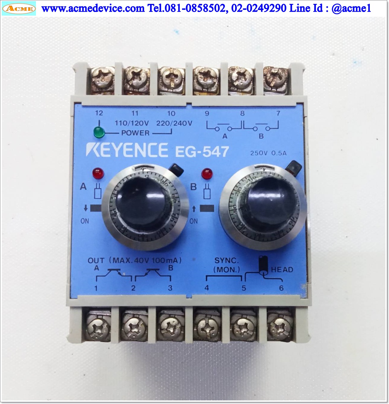 Proximity Amp Keyence รุ่น EG-547, NPN