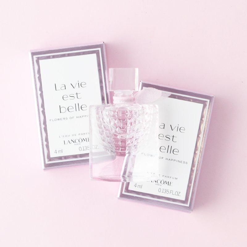 น้ำหอมลังโคม มินิ Lancome La Vie Est Belle Flower of Happines EDP 4ml mini ขนาดมินิ