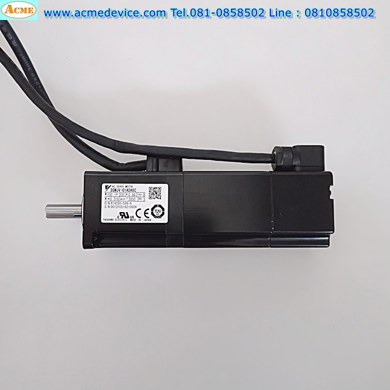 Servo Drive Yaskawa รุ่น SGDV-R90A01A & Motor SGMJV-01ADA6C, 100W (with break)