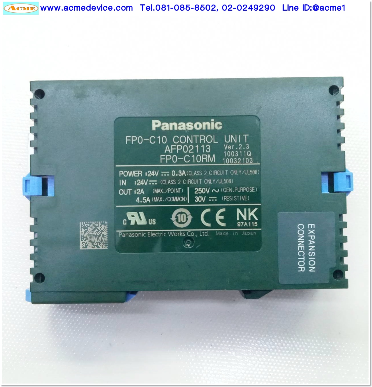 PLC Panasonic รุ่น FP0-C10RM, AFP02113, Output Relay, Control Unit