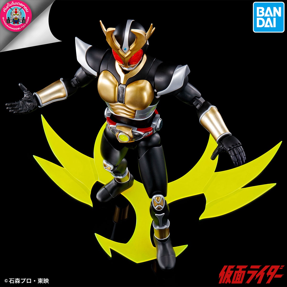 BANDAI ANIME Figure-rise Standard Masked Rider Agito Ground Form โมเดล การ์ตูน อนิเมะ