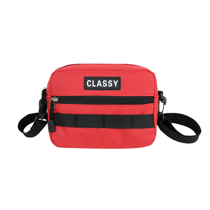 กระเป๋าคาดอก กระเป๋าสะพายข้าง classy | CLS002 red