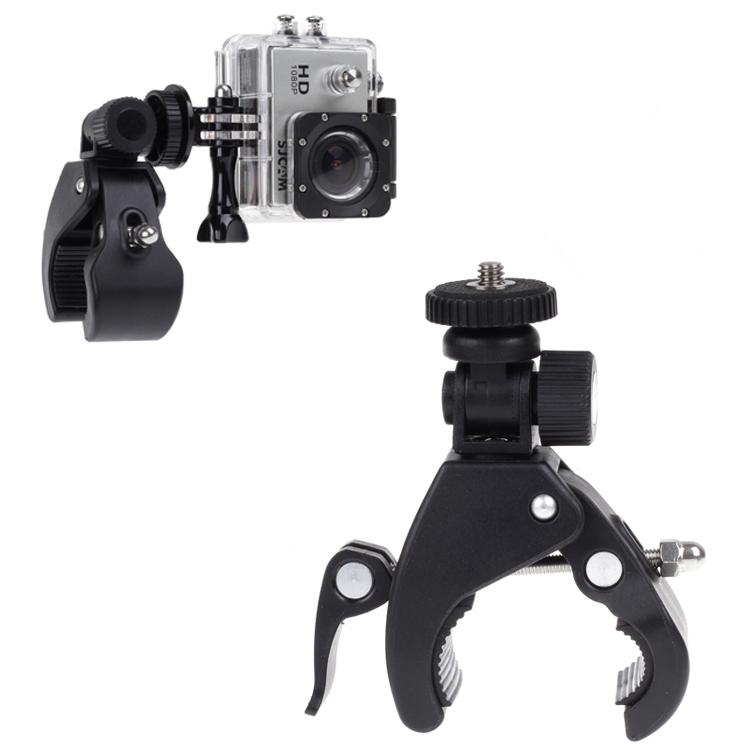 ตัวยึดกล้องaction cam แบบหนีบอย่างดี สำหรับยึดขาตั้ง โต๊ะ