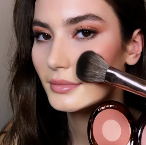 บลัชออนชาร์ลอต ทิวเบอรี่ Charlotte Tilbury Swish & Glow Blusher #Pillow Talk 8g