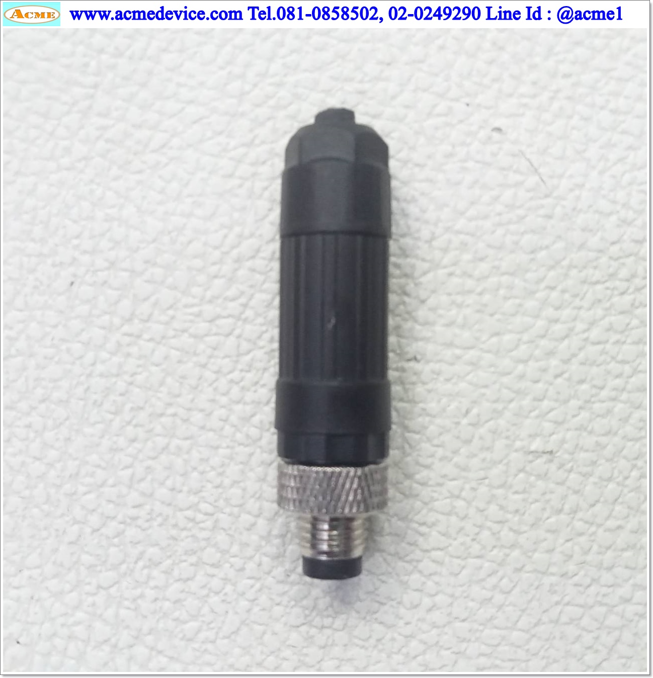 Waterproof Connector M8, 3 Pin, (ตัวผู้)