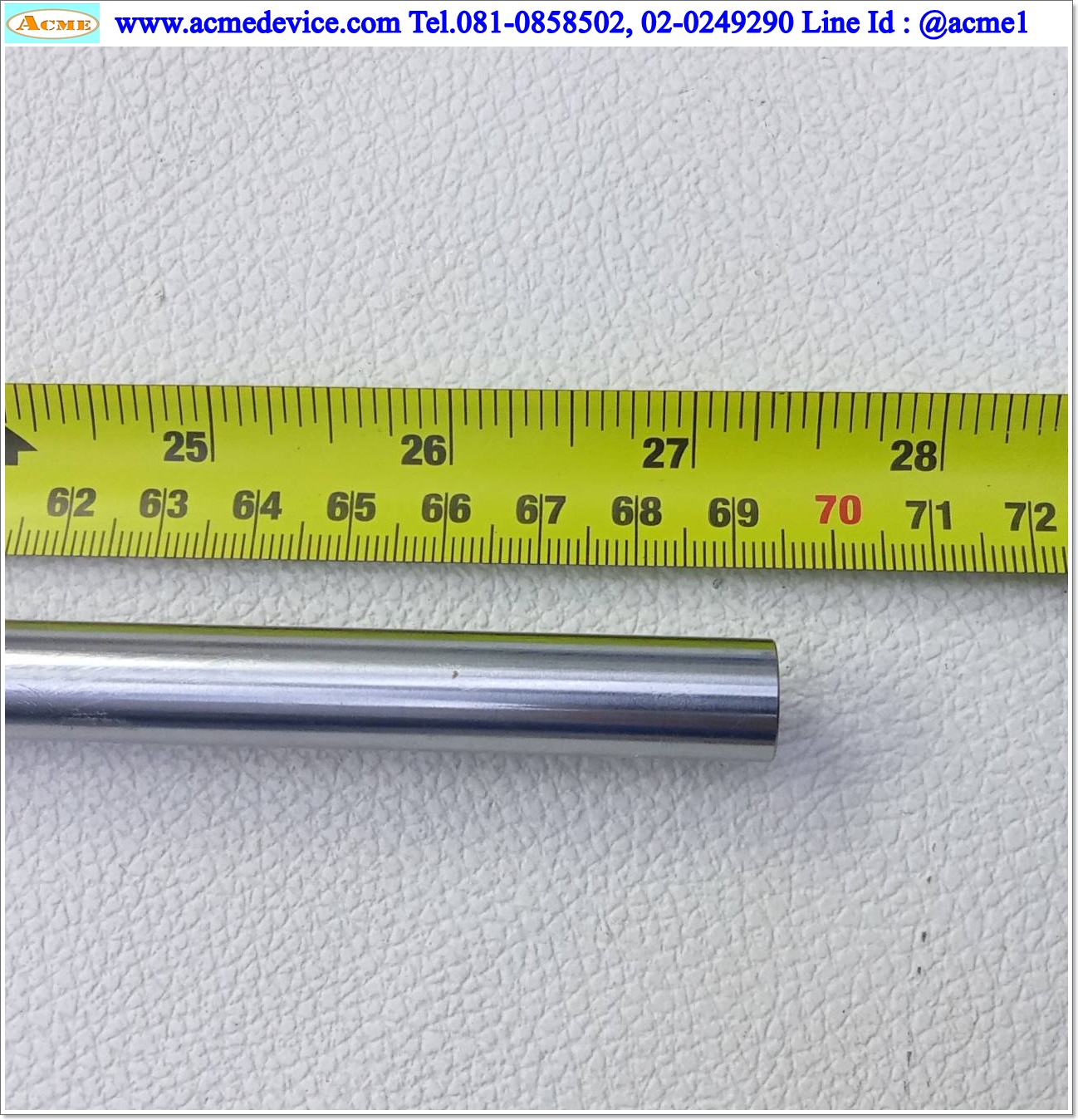 Linear Bushing and Shafts Misumi รุ่น SLMU12, เพลาโต 12 mm. x 690 mm.