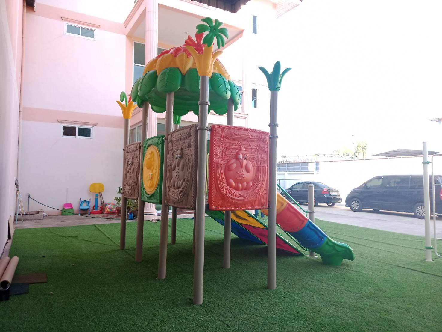 เครื่องเล่นสนาม ชุด ปีนป่ายกับพุ่มไม้