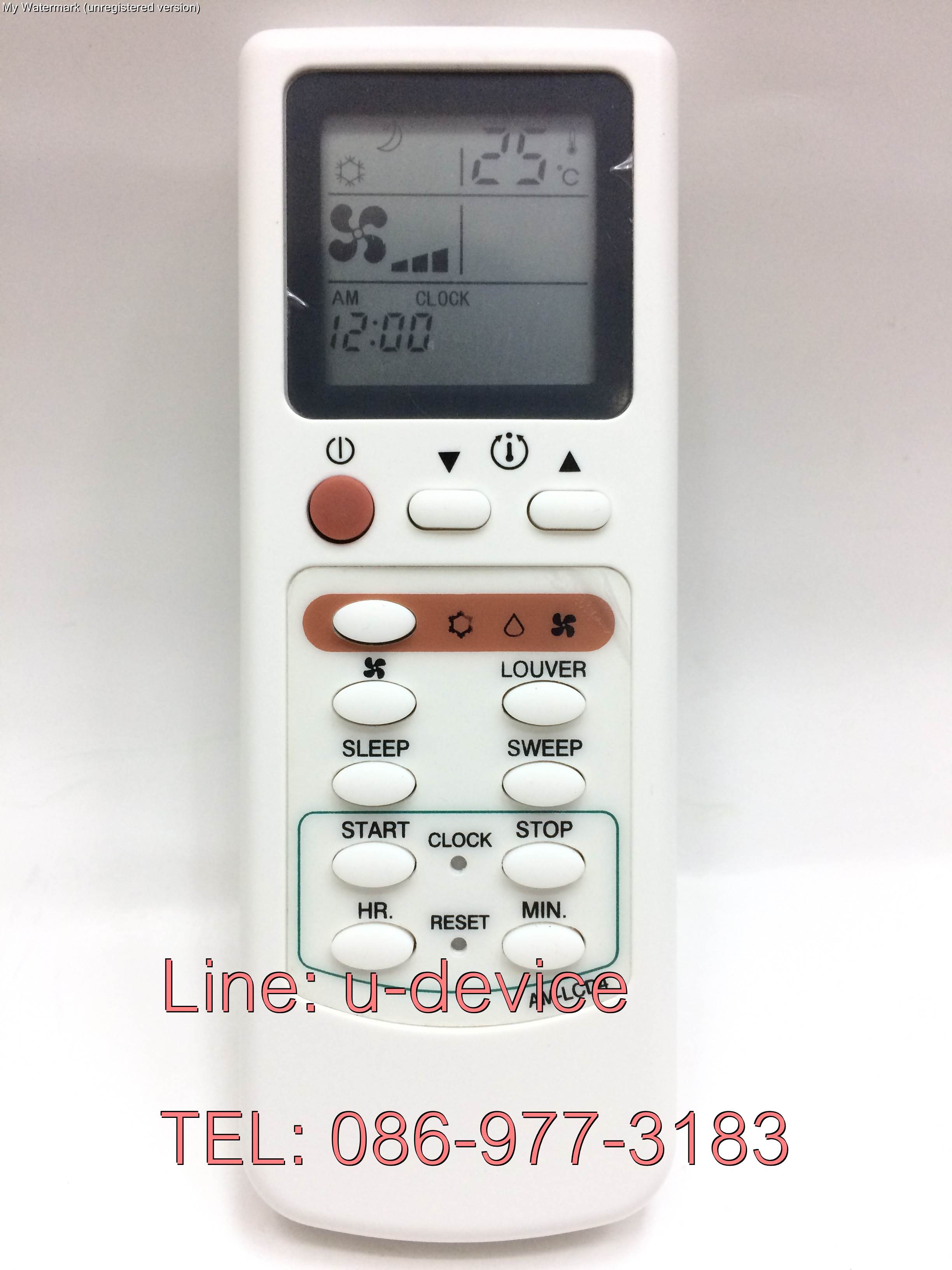 รีโมทแอร์ Amena รุ่น LCD4