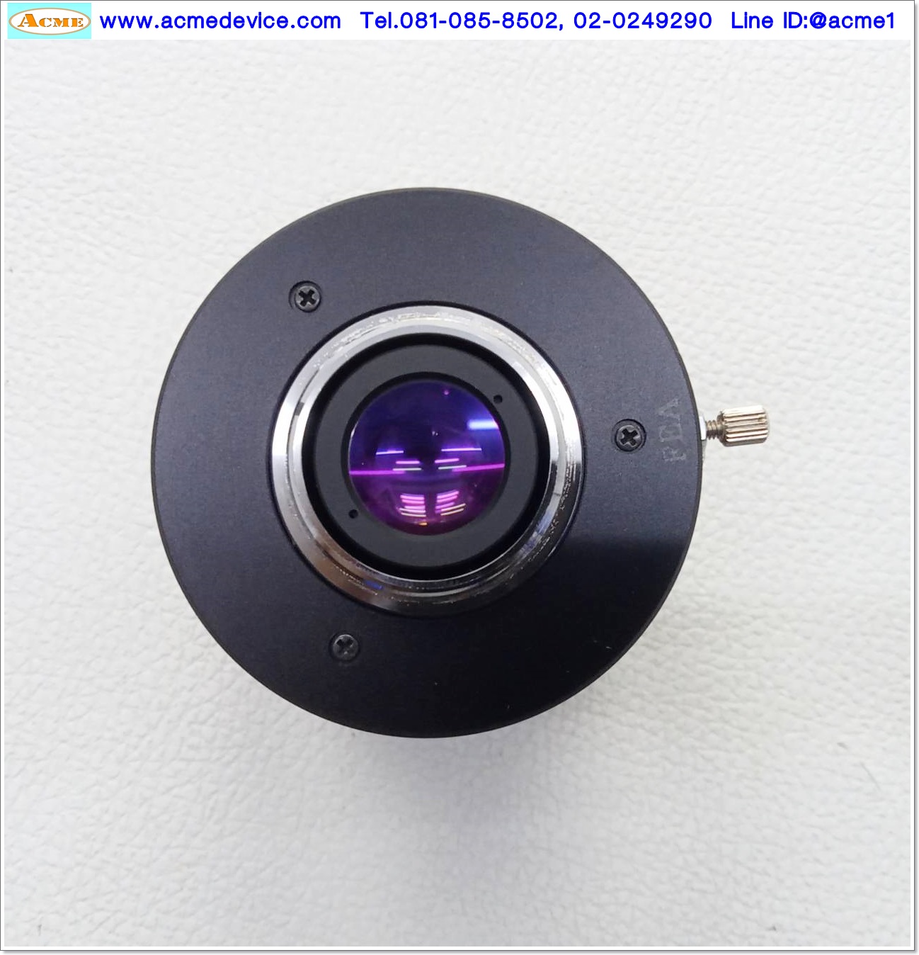 Lens ViewZ รุ่น VZ-C35M-5MP, 35mm, F1.4-22, 2/3", 5 Megapixel, C Mount