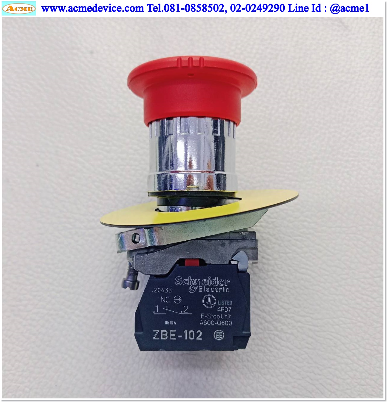 Emergency Switch Schneider รุ่น XB4BS8444