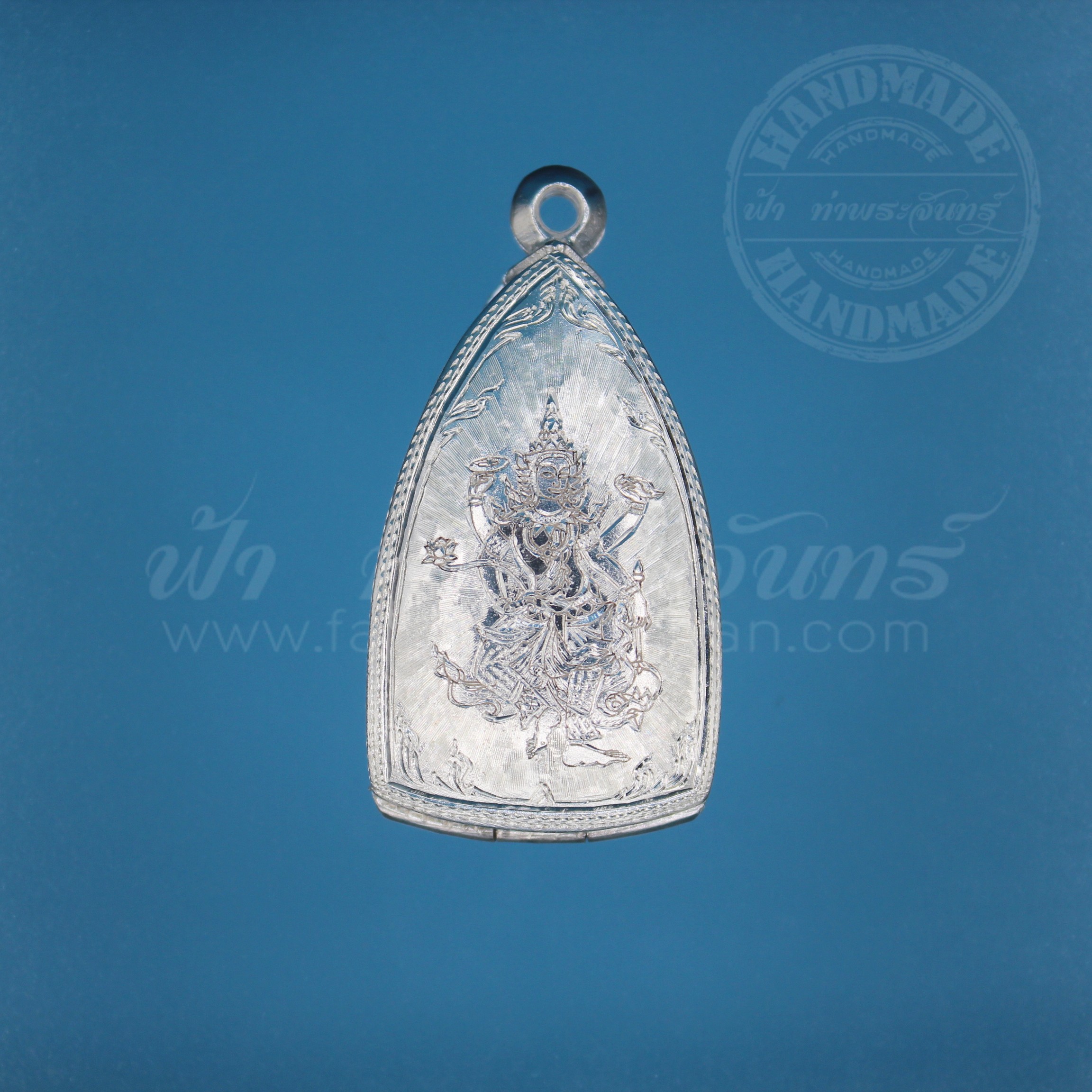 ตลับปู่ทวด ปิดหลัง เงินแกะลาย 92.5%