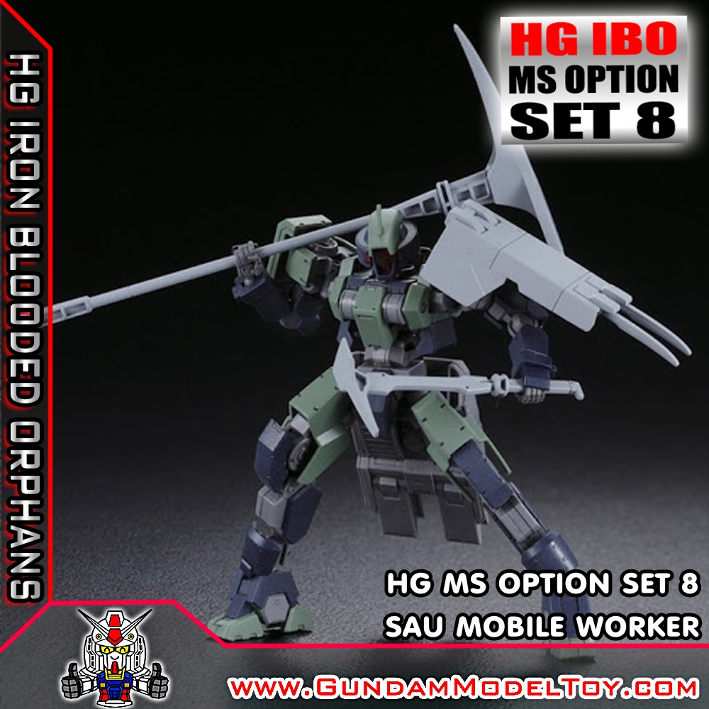 HG 1/144 MS OPTION SET 8 & SAU MOBILE WORKER