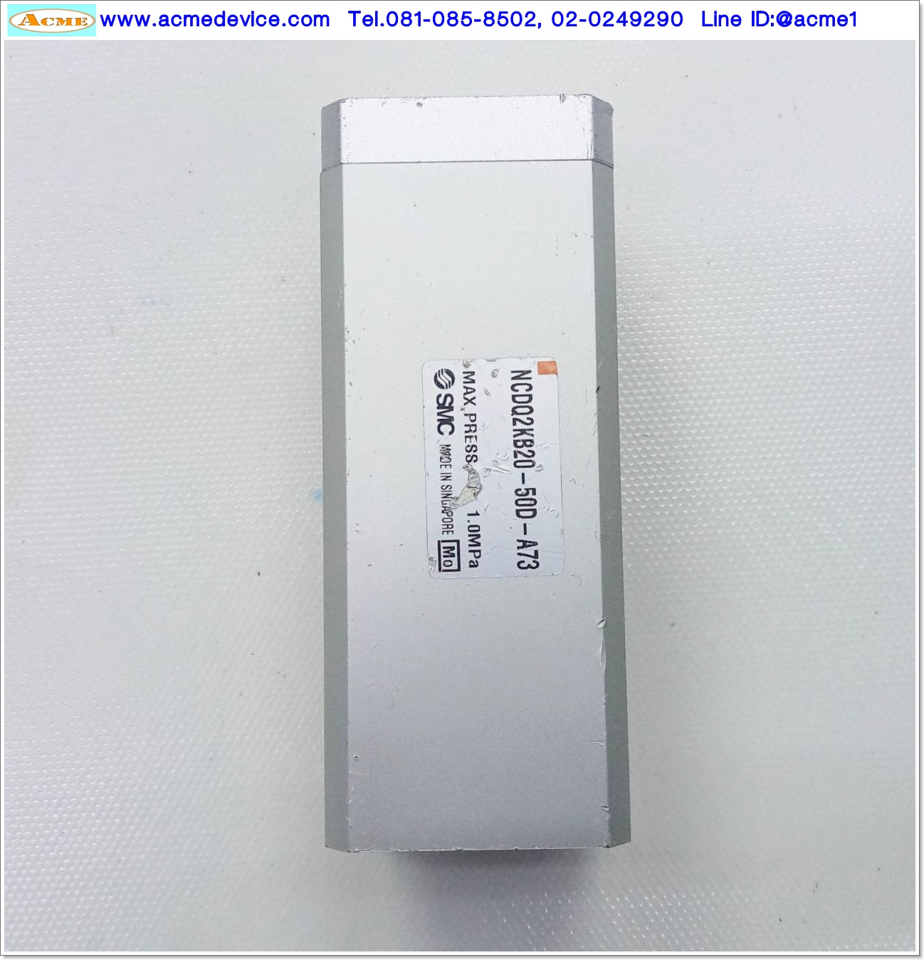 Air Cylinder SMC รุ่น NCDQ2KB20-50D-A73, Bore 20 mm, Stroke 50 mm