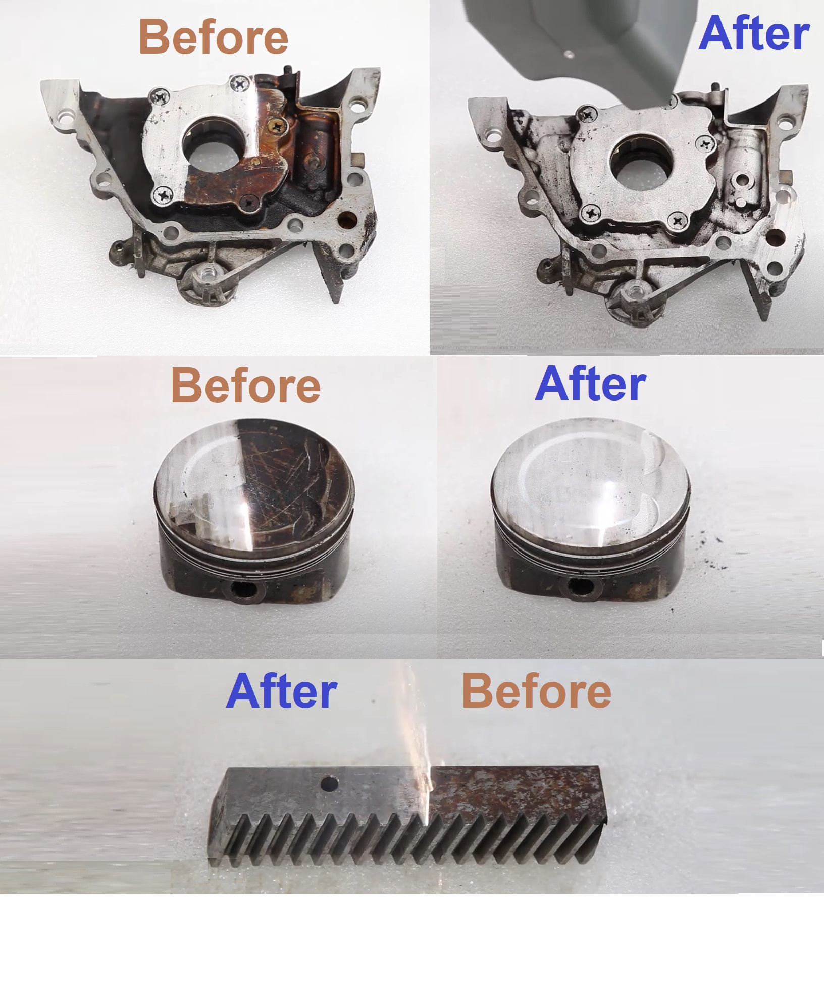 ไฟเบอร์ออฟติกส์เลเซอร์ทำความสะอาดผิวชิ้นงาน 100W Oil Paint Remove Rust Fiber Laser Cleaning Machine