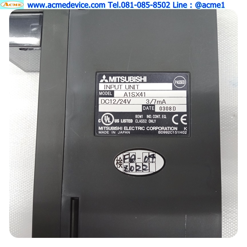 PLC Mitsubishi รุ่น A1SX41, Input Unit