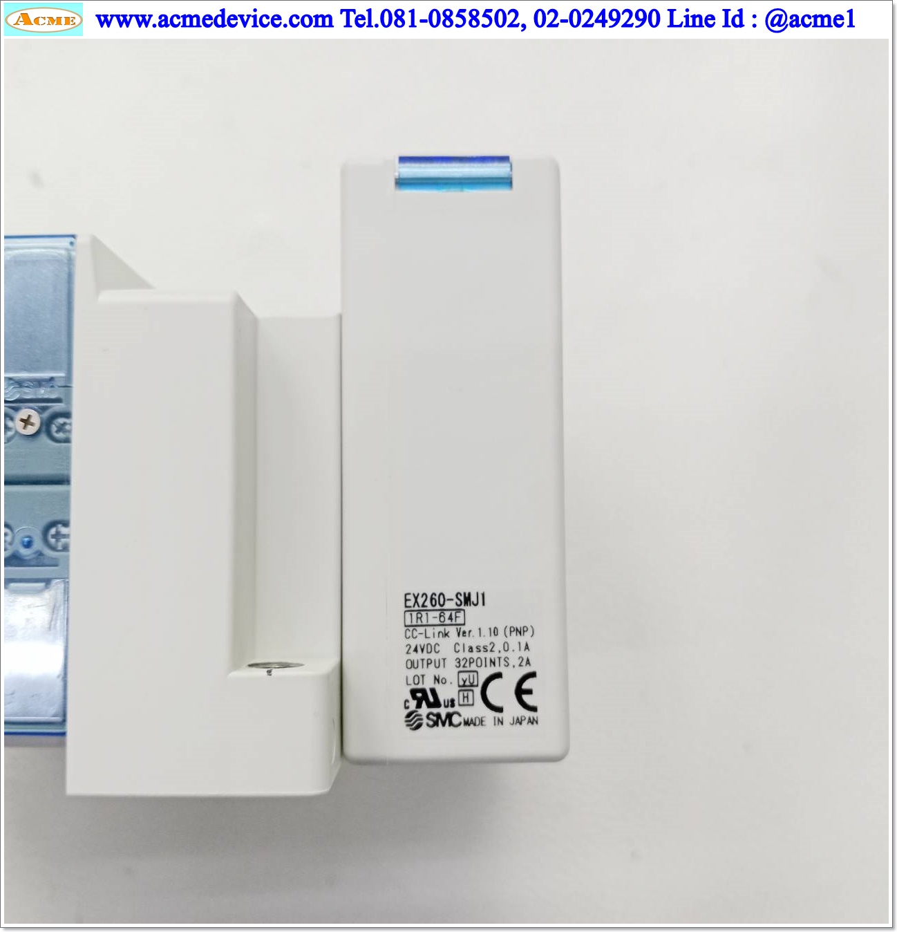 Solenoid Valve SMC รุ่น SY3300-5U1(4) + CC-Link EX260-SMJ1, Double Coil, 24Vdc