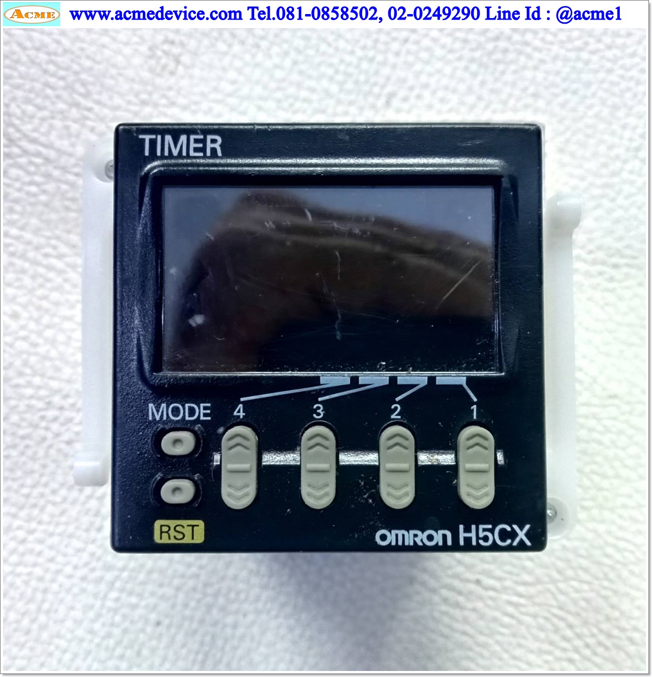 Timer Omron รุ่น H5CX-AD-N, 4 Digit, 12-24Vdc, 0.001s to 9999h