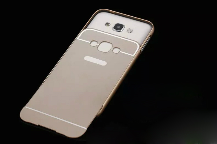 เคส ซัมซุง J7 สีทอง/ดำ/เงิน/ฟ้า/ชมพู อลูมิเนียม slide ได้