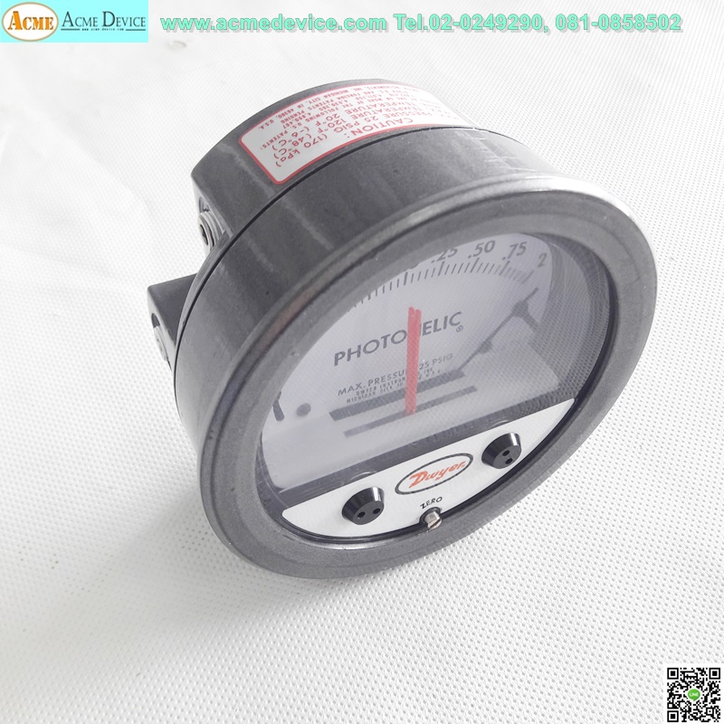Pressure Gauge Dwyer รุ่น 3000MR, 0 to 2inH2O (Inches of water)