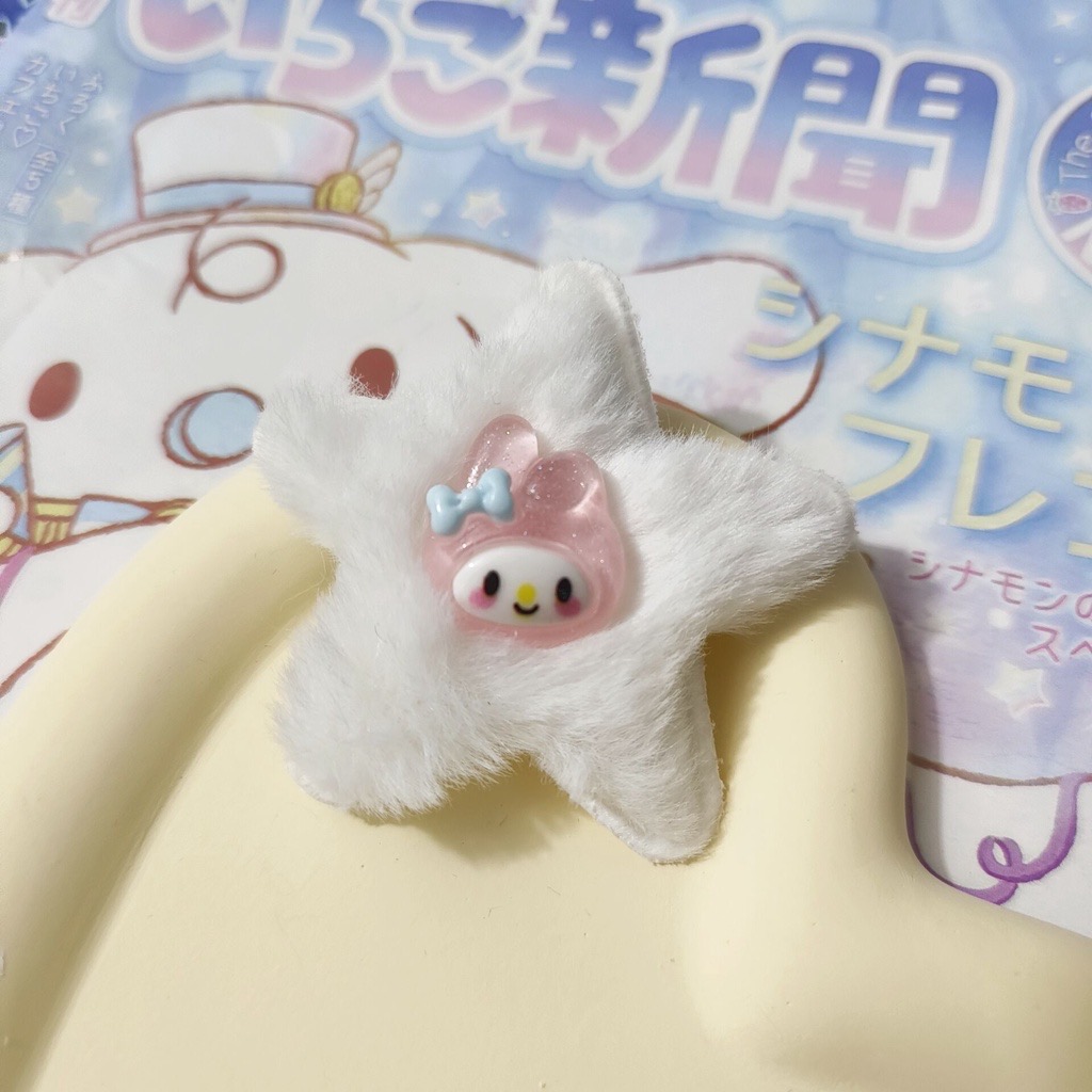 กิ๊บทรงดาว กำมะหยี่ sanrio ราคา 7