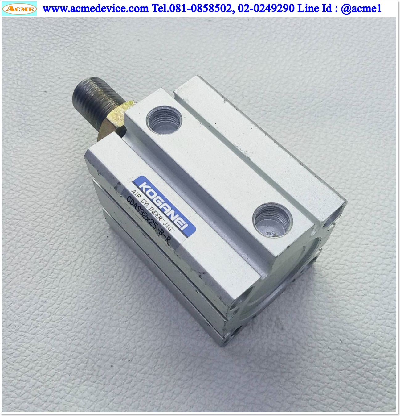 Air Cylinder KOGANEI รุ่น CDAS32x25-B-R, Bore 32 mm., stroke 25 mm.