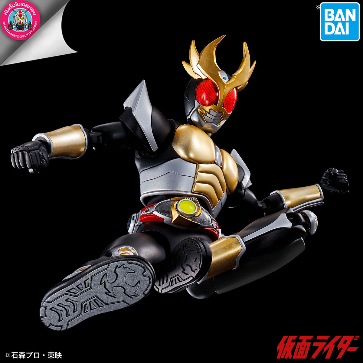 BANDAI ANIME Figure-rise Standard Masked Rider Agito Ground Form โมเดล การ์ตูน อนิเมะ
