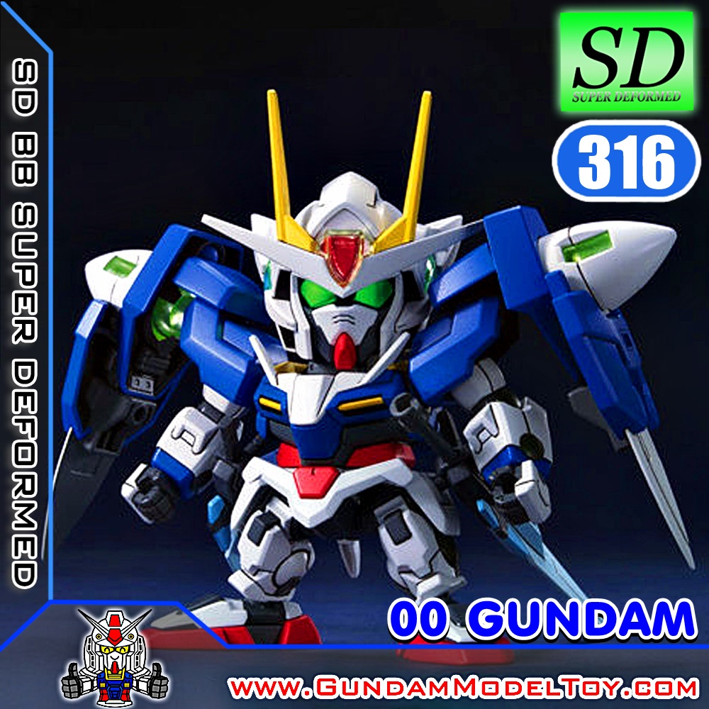 BANDAI SD BB316 00 GUNDAM โมเดล กันดั้ม กันพลา PS TOYLAND