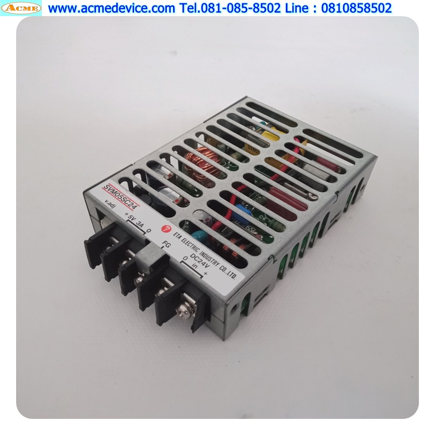 Converter ETA รุ่น SVM05SC24, Output 5V, 3A, 15W, Input 24Vdc
