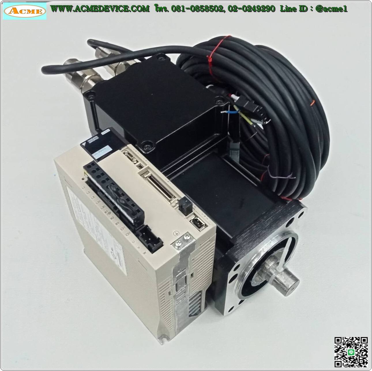 Servo Drive yaskawa รุ่น SGDV-3R8A01A & Motor SGMZS-05A2A2CB, (with break) , 3000/5000 rpm, 500w
