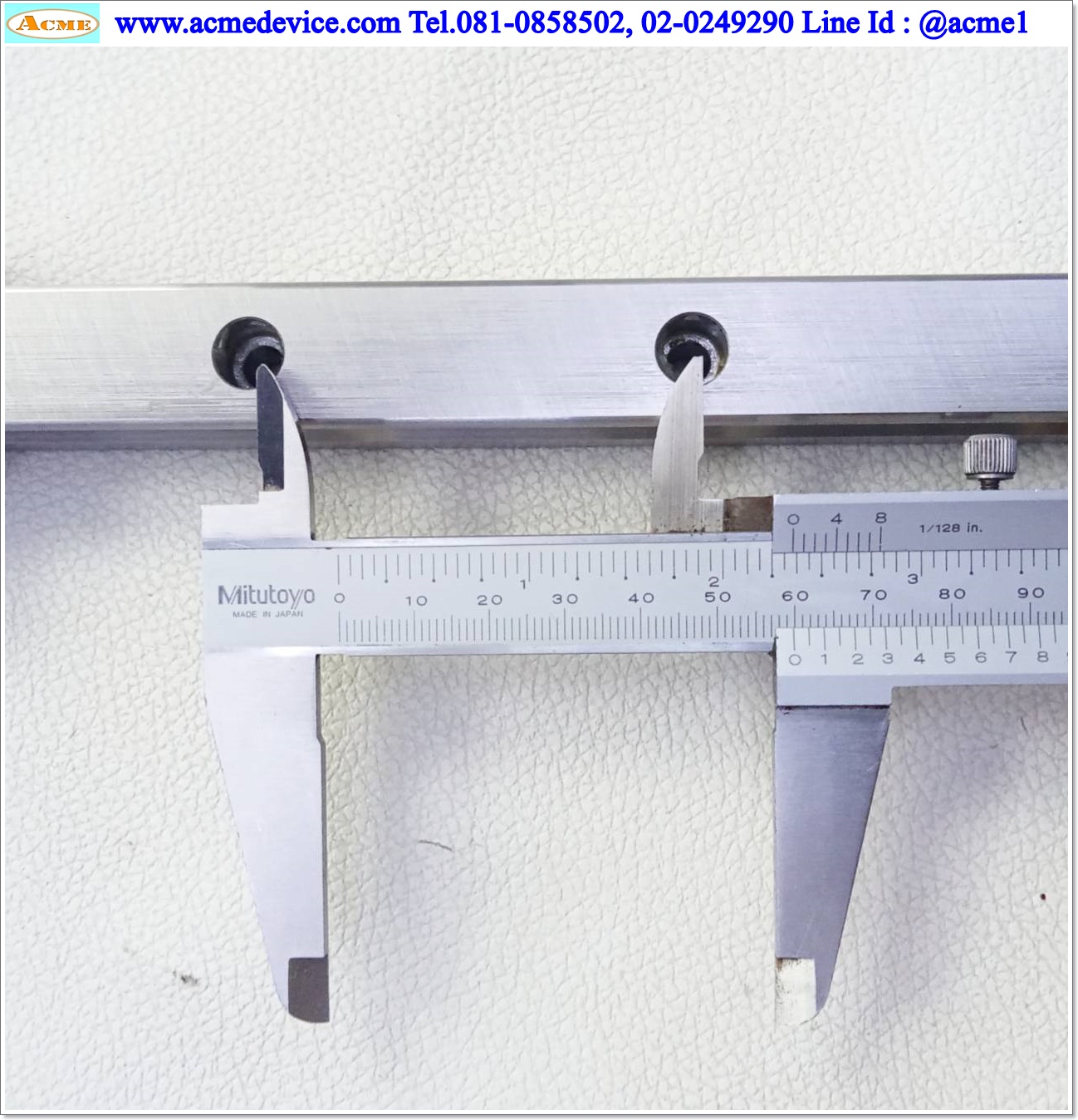 Linear Block and Rail IKO รุ่น MXSL20, รางสไลด์ขนาด 20 mm x 1330 mm. (2 Block) ( ขาว )