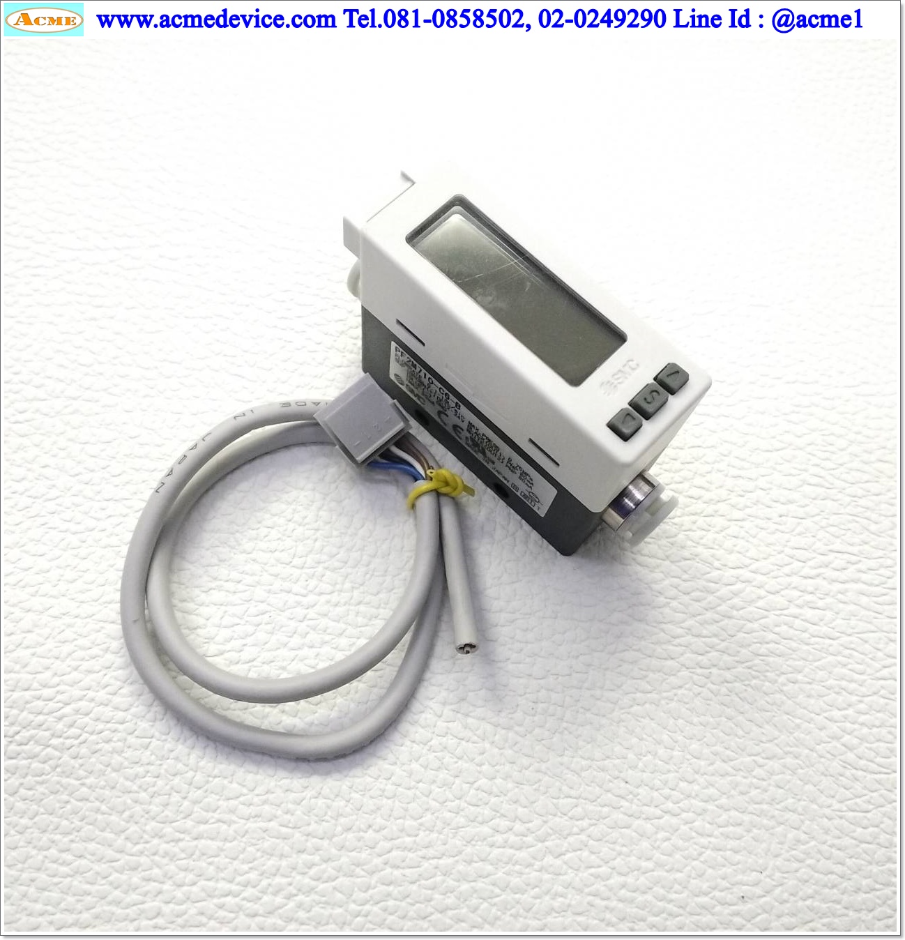 Flow switch SMC รุ่น PF2M710-C6-B, 0.01 to 10 L/min, PNP
