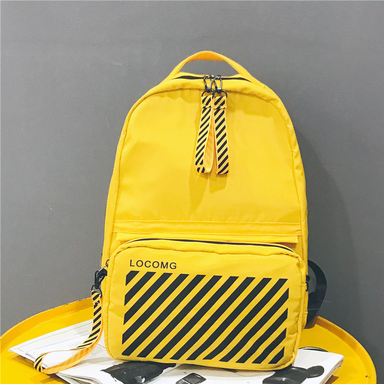 กระเป๋าเป้ 2 in 1 กระเป๋าสะพายข้าง LOCOMG | LOฺB003 yellow