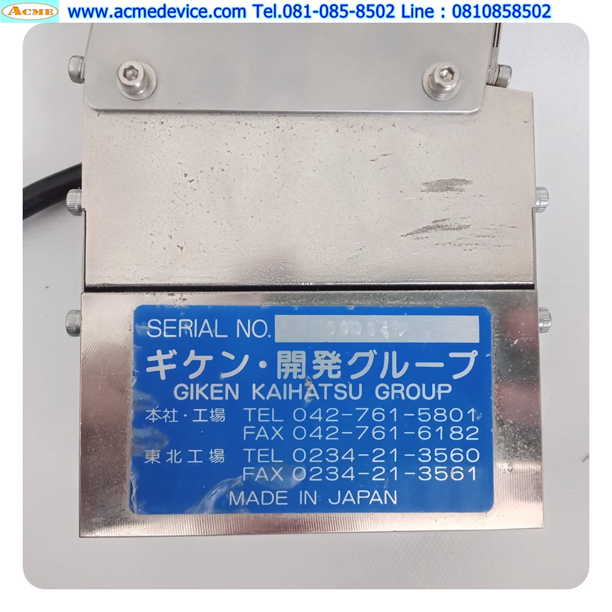 Linear Feeder Giken Kaihatsu, ขนาด 19 mm. x 240 mm., ร่อง 2 mm. & Controller IF-01B, 220V