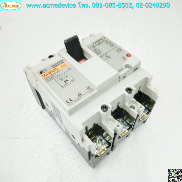 Breaker Fuji รุ่น BW32AAG, 220V, 5A, 3P