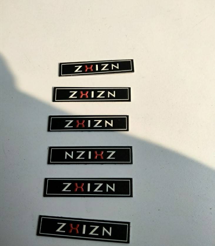 งานสแตนเลส เนมเพลทสกรีน ขนาด 2.8×1 cm ลูกค้านำไปติดกล่องถ่สยรูป สำหรับใช้ประกอบในการถ่ายหนัง
