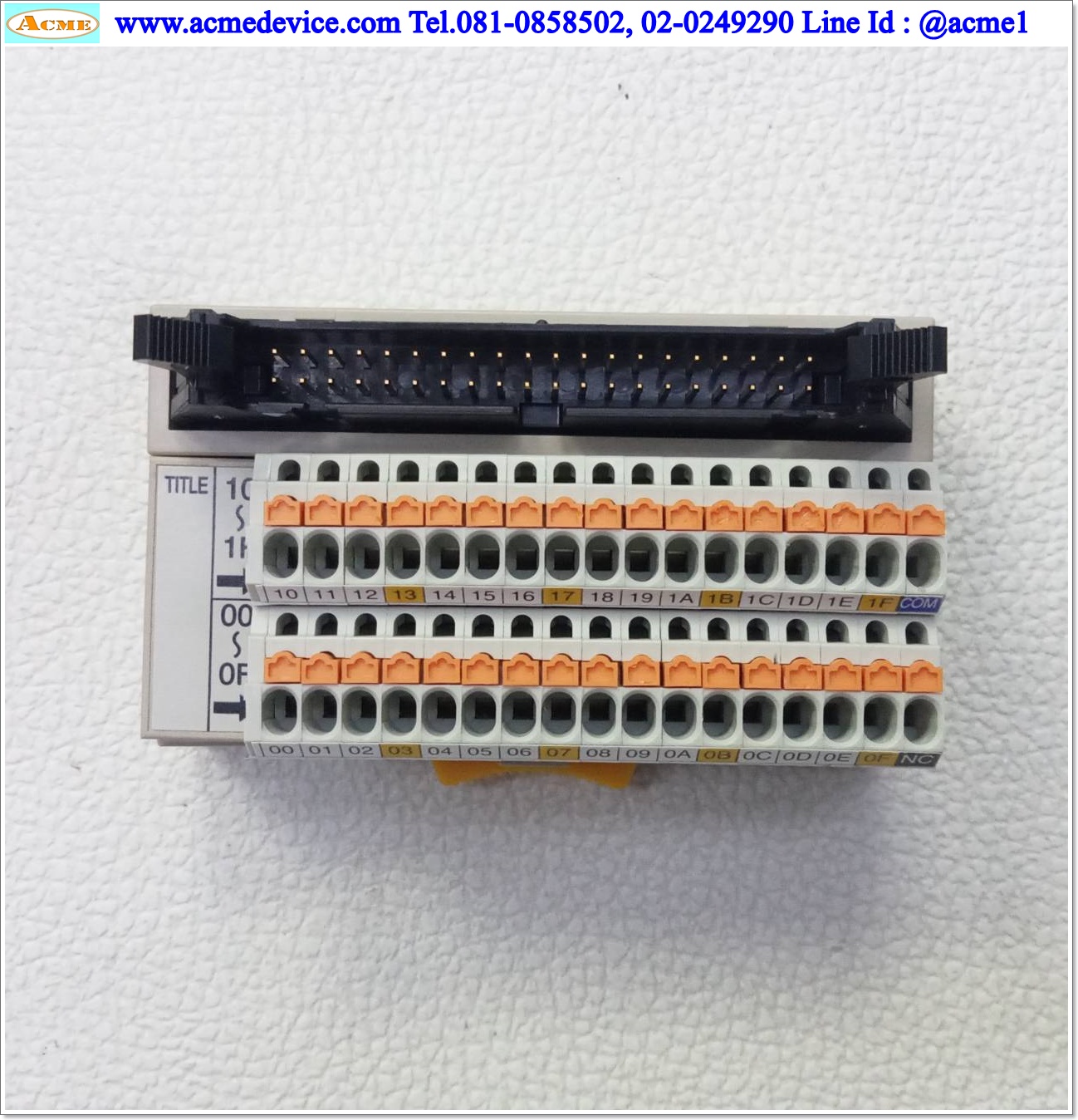 Terminal Block Toyogiken รุ่น PCX-1H40-TB34-M2-X + KB40N-4F1H-LA1-1.5MB, 34 Pin