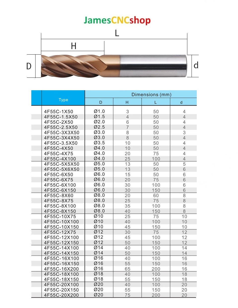 1PC 4 ฟัน HRC 55เครื่องกลึง CNC Endmill Bits ทังสเตนสแตนเลสสตีลเครื่องจักรกลโลหะผสมโลหะทำงานคาร์ไบด์มิลลิ่งเครื่องตัด