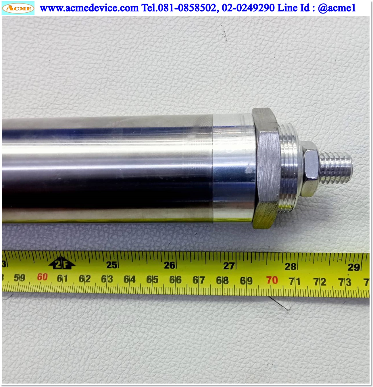 แกนสําเร็จรูป Actuator Tolomatic รุ่น ERD15 BNM10 SM558.800, ขนาด 41.5 mm x 730 mm, Stroke 558 mm, Pit 10 mm, Maximum Thrust 90 kgf