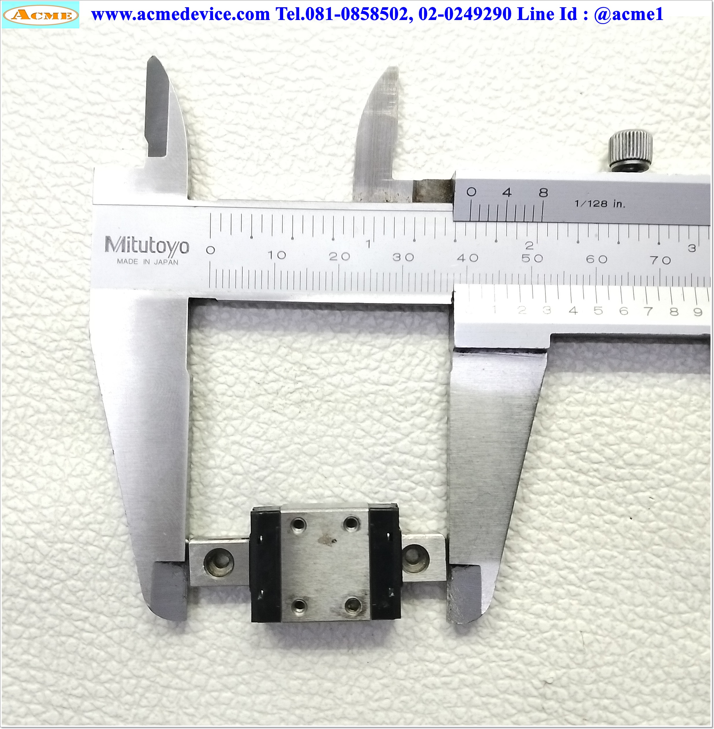 Linear Block and Rail Misumi รุ่น SSEB8, รางสไลด์ขนาด 7 mm. x 40 mm.